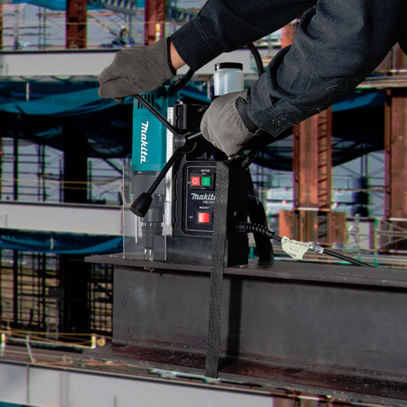 Masina de gaurit cu talpa magnetica 1050W, Makita HB350