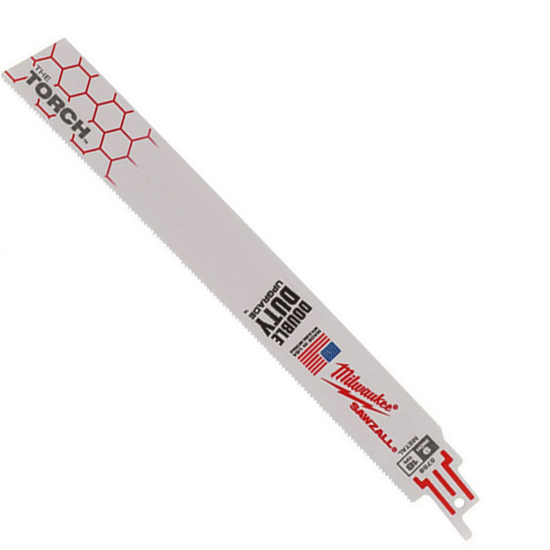 Set 5 panze Heavy Duty TORCH™ sabie, pentru demolari, 230/1.06 mm, 18 TPI Milwaukee