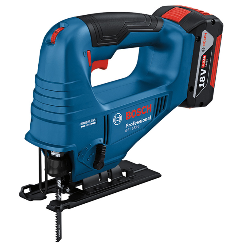 Fierastrau vertical (pendular) cu acumulator Li-Ion 18V, 4.0Ah, BOSCH tip GST 183-LI