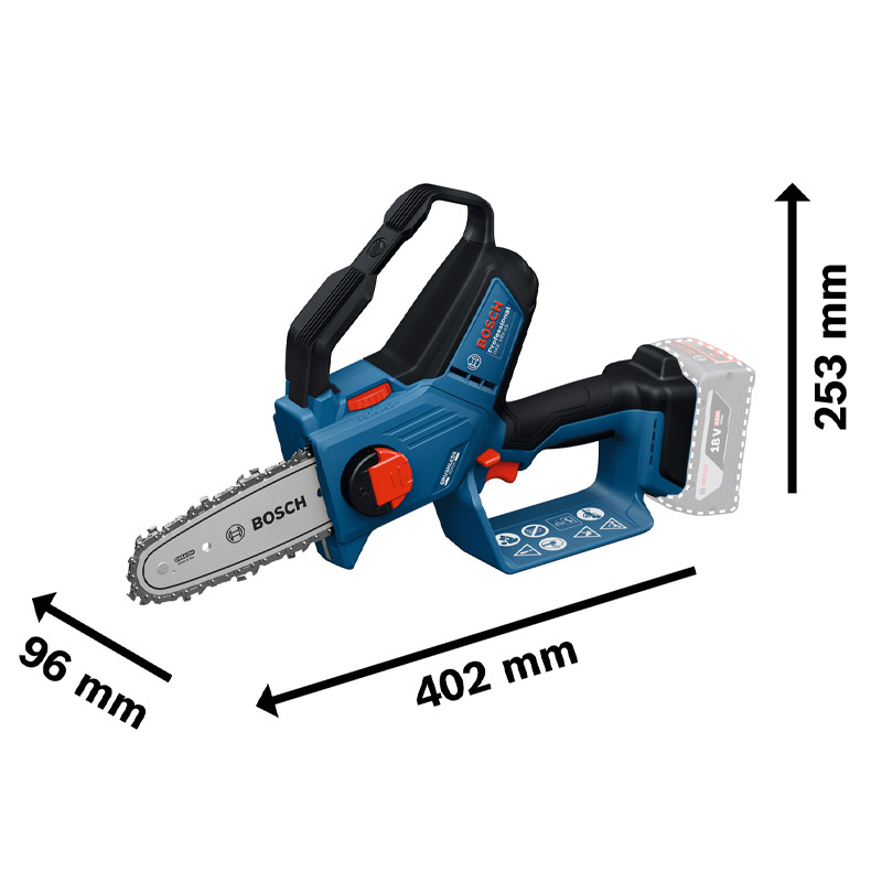 Fierastrau cu acumulator 18V Li-Ion, Bosch GKE 18V-15, Solo