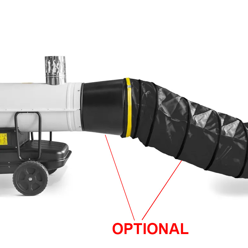 Incalzitor cu motorina cu ardere indirecta, 80kW, TROTEC tip IDE80