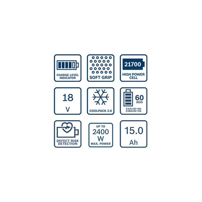 Acumulator Expert Bosch, EXBA 18V-150, 15Ah Li-Ion