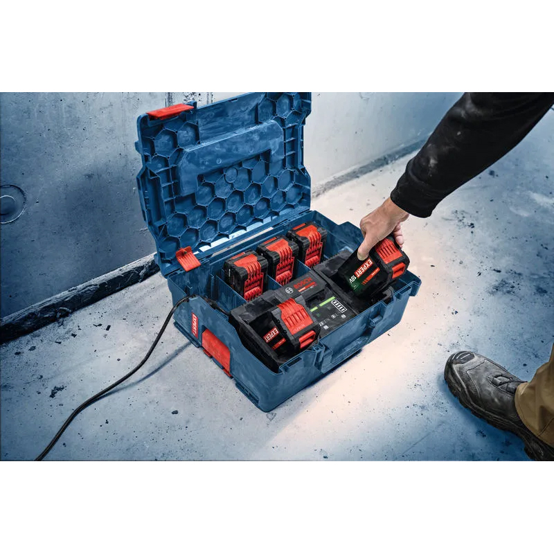 Incarcator dual Expert Bosch, EXAL 18V2-320, 2x16A, in L-Boxx