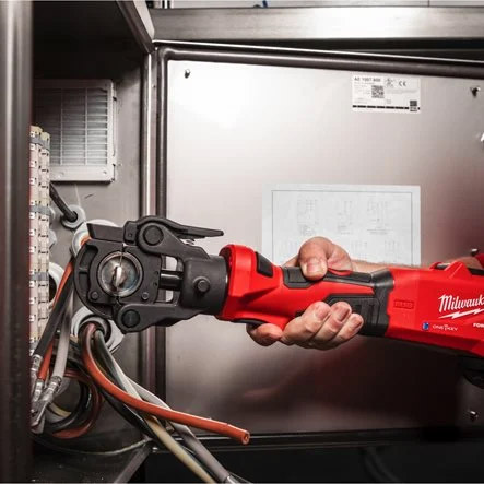 Presa hidraulica pentru sertizat cabluri 60kN, M18™, 2x2Ah, FORCE LOGIC™ Milwaukee High Force, M18 ONEHCCT60-202C