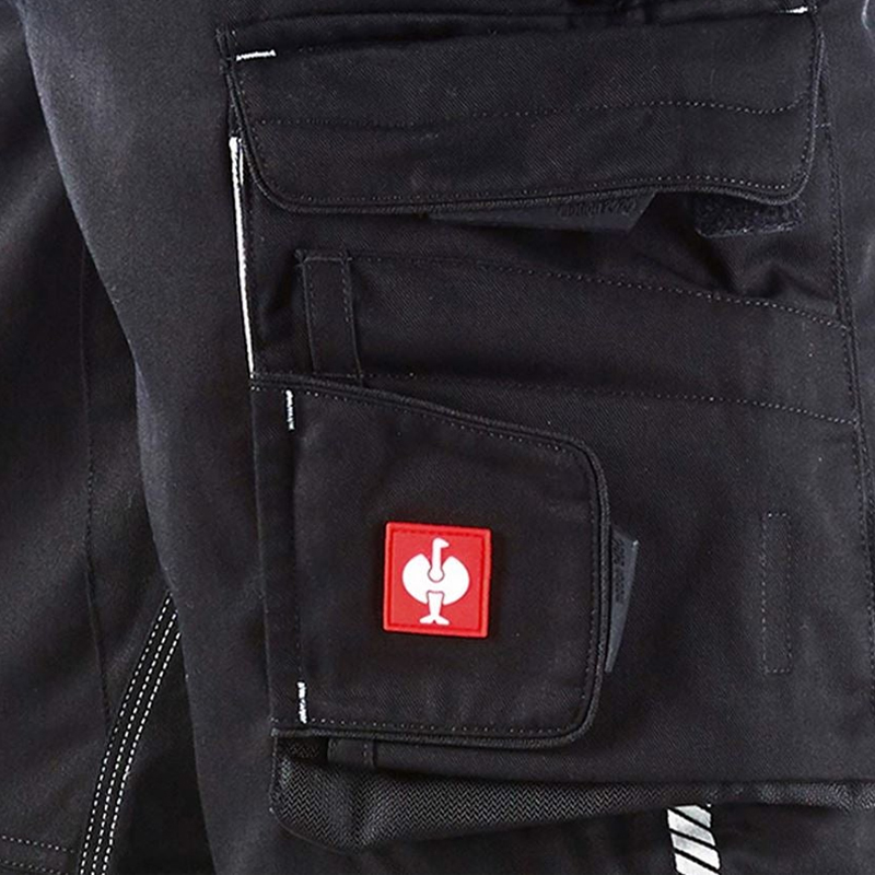 Pantaloni de lucru ergonomici Strauss, e.s.motion 2020, negru-platina, marimea 48