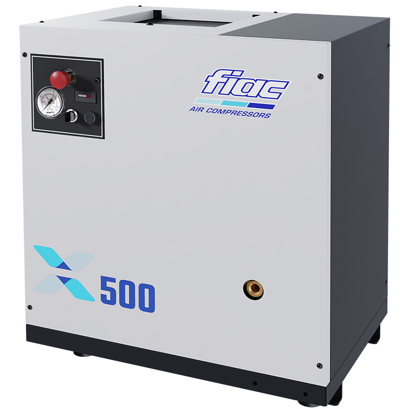 Compresor cu surub FIAC X500 cu invertor | 10 bar, 498 l/min, 5.5CP - compresor profesional