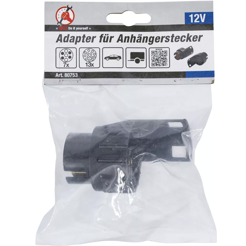 Adaptor BGS 80753 pentru priză remorcă de la 7 pini la 13 pini