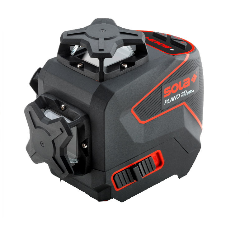 Nivela laser SOLA, tip PLANO 3D, dioda verde, RCB set