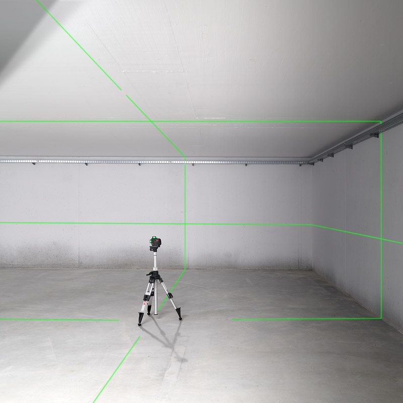 Nivela laser SOLA, tip PLANO 3D, dioda verde, RCB set