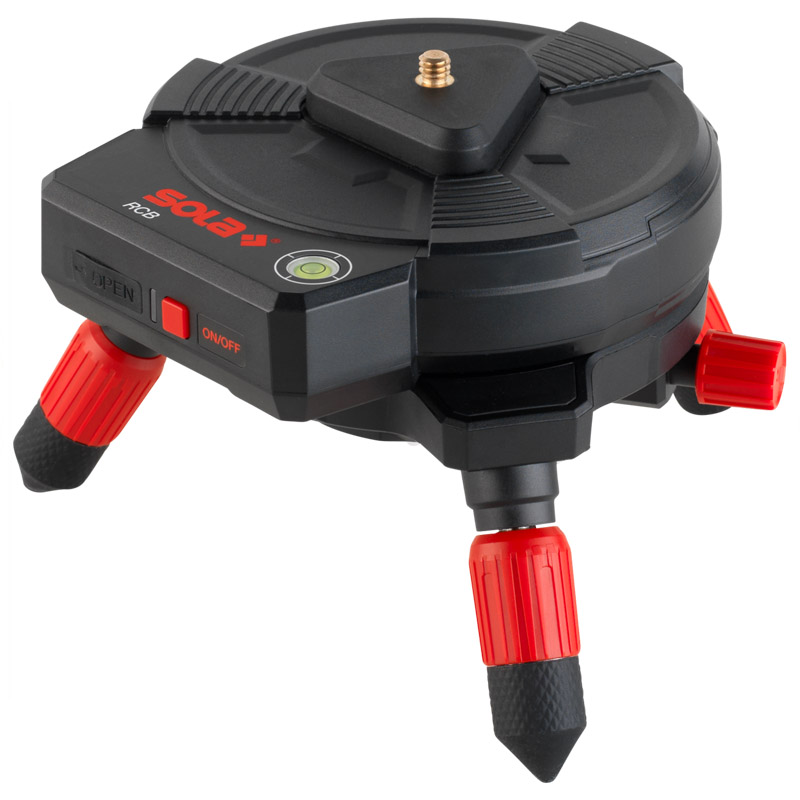 Set Baza rotativa SOLA RCB,  telecomanda, control si aliniere precisa 360° pentru nivela laser SOLA tip PLANO 3D