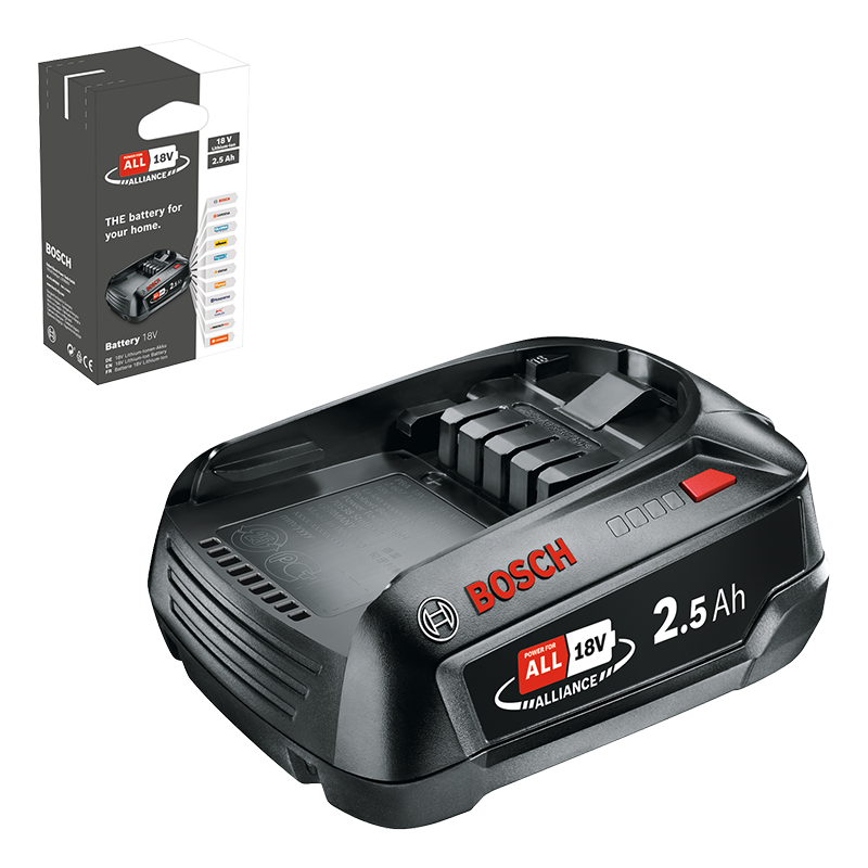 Acumulator Bosch, 18V 2.5Ah, POWER FOR ALL W-B