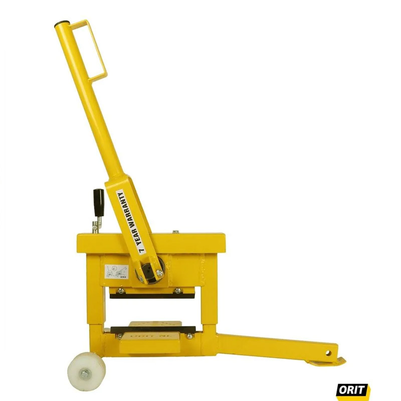 Ghilotina profesionala pentru taiat pavele tip ORIT 1500ES, 150x120 mm, reglaj cu o singura manivela