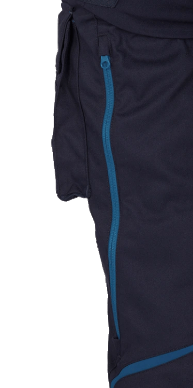 Pantaloni de lucru ergonomici Strauss, e.s.motion 2020, albastru inchis/albastru, marimea 48