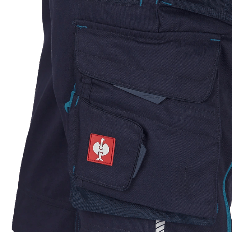 Pantaloni de lucru ergonomici Strauss, e.s.motion 2020, albastru inchis/albastru, marimea 48