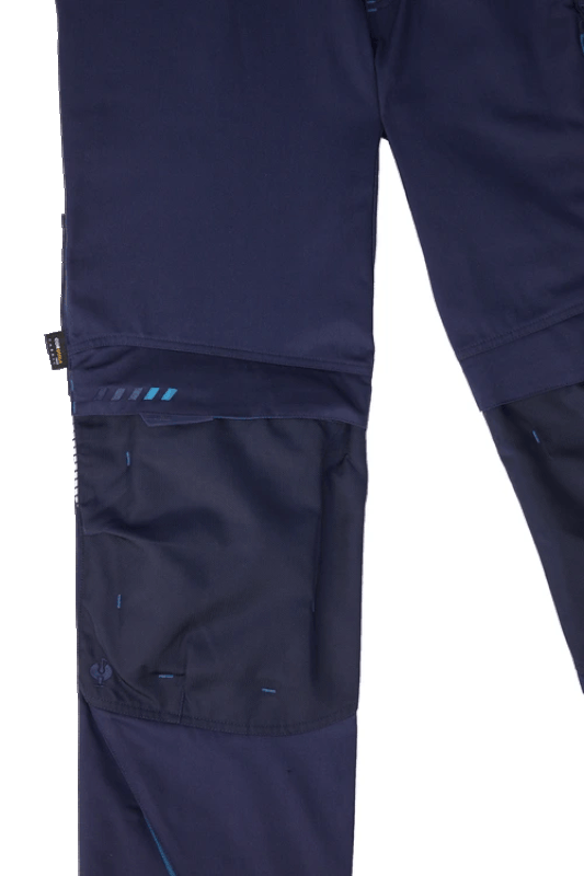 Pantaloni de lucru ergonomici Strauss, e.s.motion 2020, albastru inchis/albastru, marimea 48