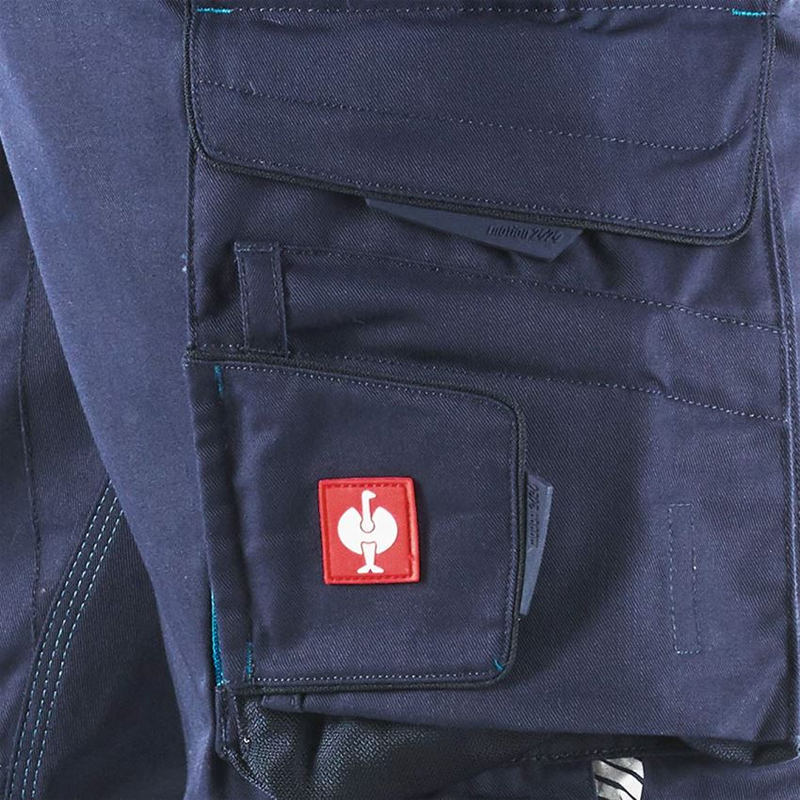 Pantaloni de lucru ergonomici Strauss, e.s.motion 2020, albastru inchis/albastru, marimea 48