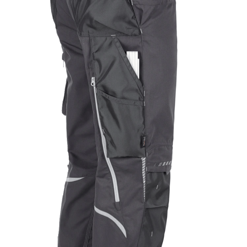 Pantaloni de lucru ergonomici Strauss, e.s.motion 2020, gri antracit/platina, marimea 38