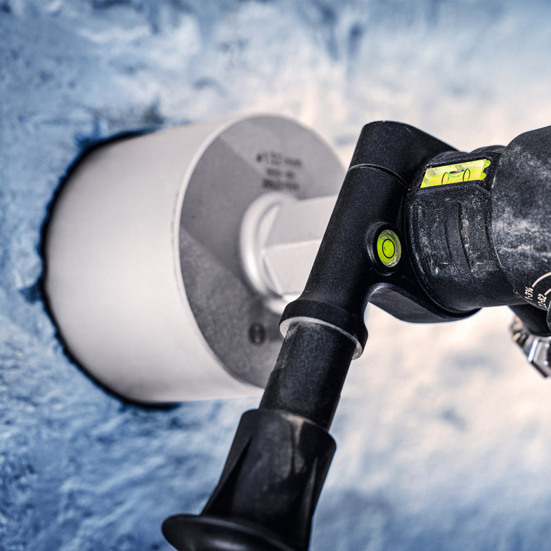 Masina de gaurit BOSCH cu carote diamantate, compatibila cu acumulatori 2x18V, 180 mm, XL-BOXX, tip EXDB 18V2-180 EXPERT (SOLO)