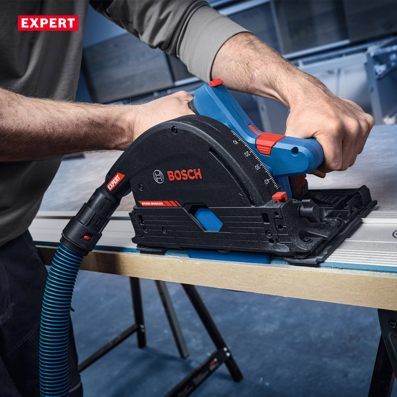 Fierastrau circular cu acumulatori 18V Profesional BOSCH L-BOXX BITURBO BRUSHLESS, disc 140 mm, tip EXKT 18V-52 G EXPERT (SOLO)