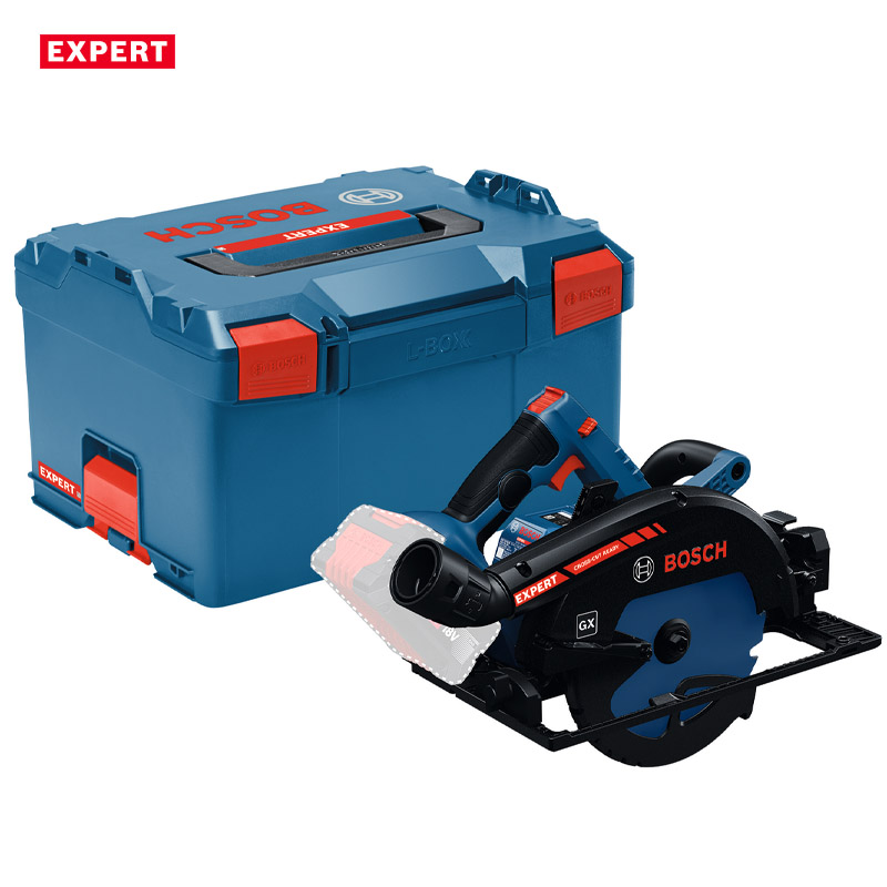 Fierastrau circular cu acumulatori 18V Profesional BOSCH L-BOXX BITURBO BRUSHLESS, disc 190 mm, tip EXKS 18V-68 GX EXPERT (SOLO)