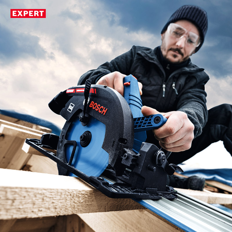 Fierastrau circular cu acumulatori 18V Profesional BOSCH L-BOXX BITURBO BRUSHLESS, disc 190 mm, tip EXKS 18V-68 GX EXPERT (SOLO)