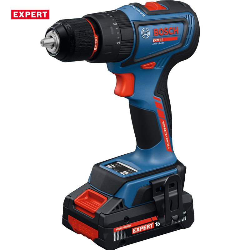 Masina de gaurit si insurubat cu percutie cu acumulatori 18V BOSCH Profesional EXPERT L-BOXX, 65Nm, tip EXSB 18V-90 EXPERT (SOLO)