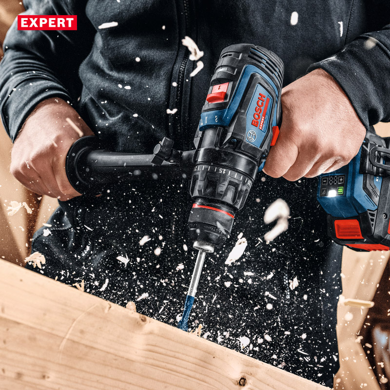 Masina de gaurit si insurubat cu percutie si acumulatori 18V 2x 8.0Ah + 1x 5.5Ah, BOSCH Profesional EXPERT L-BOXX, 150Nm, tip EXSB 18V-150 EXPERT