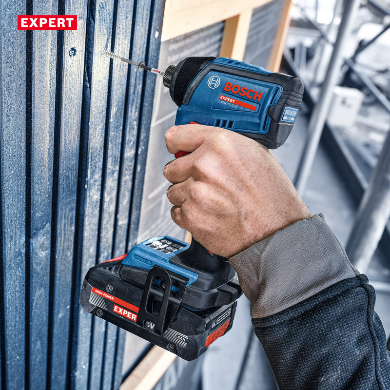 Masina de insurubat cu impact si acumulatori 18V, BOSCH Profesional EXPERT L-BOXX, 1/4