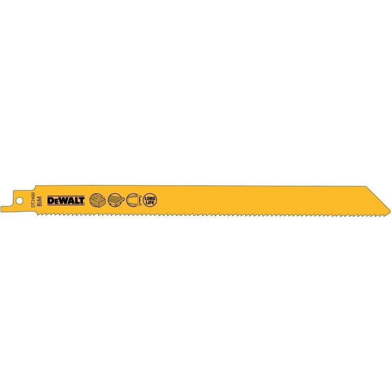 Panza fierastrau sabie DeWalt DT2400-QZ - 225mm, pentru paleti, set 100 bucati