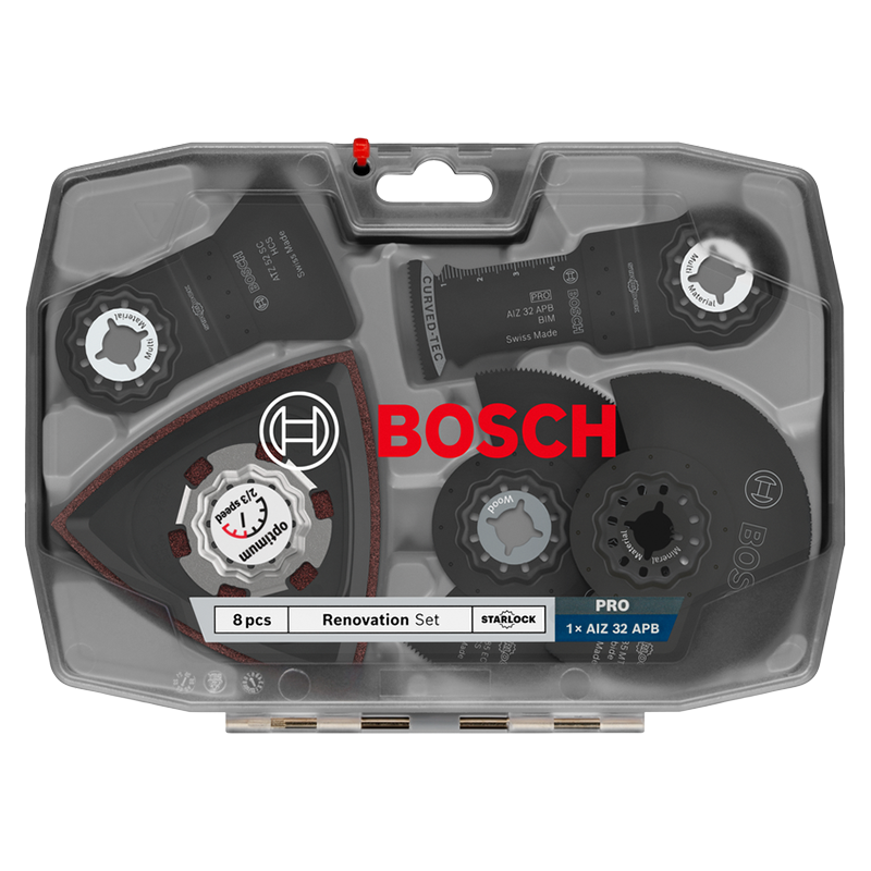 Set 8 accesorii destinate renovarilor, pentru scule multifunctionale gama GOP