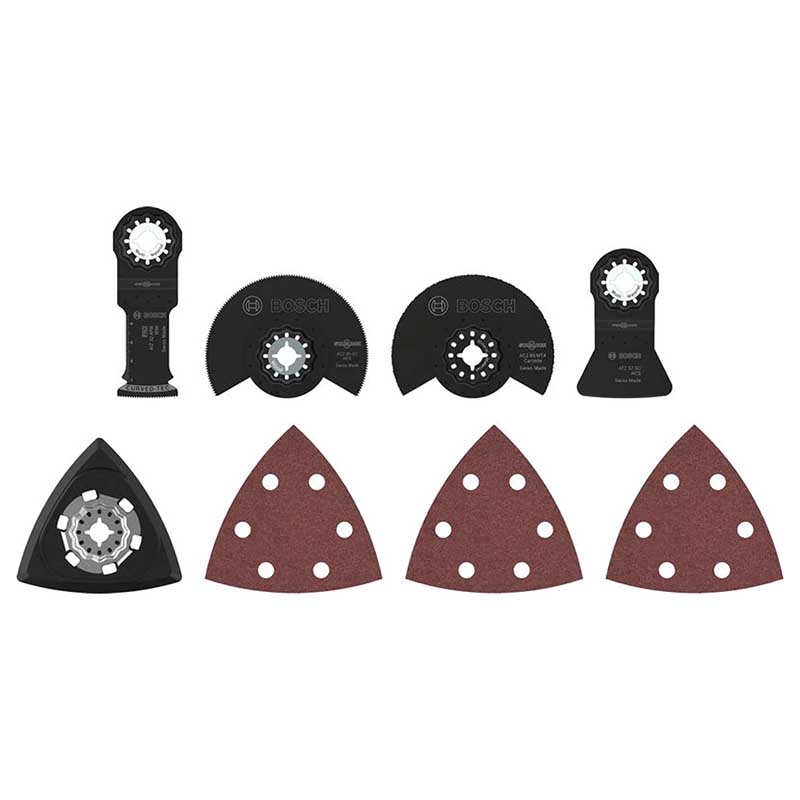 Set 8 accesorii destinate renovarilor, pentru scule multifunctionale gama GOP