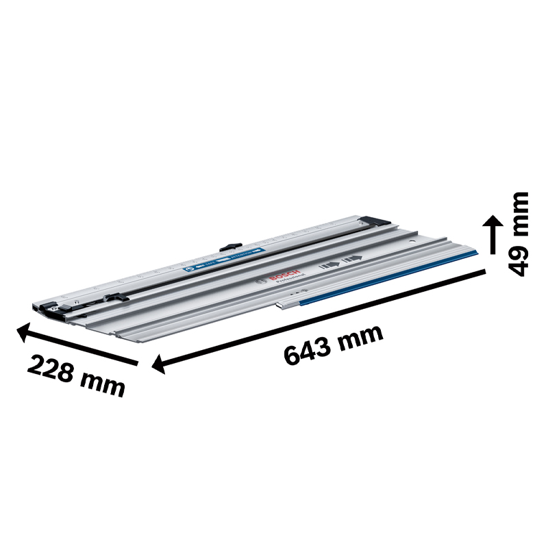 Sina de ghidare pentru taiere transversala BOSCH FSN 300 X – precizie si flexibilitate maxima