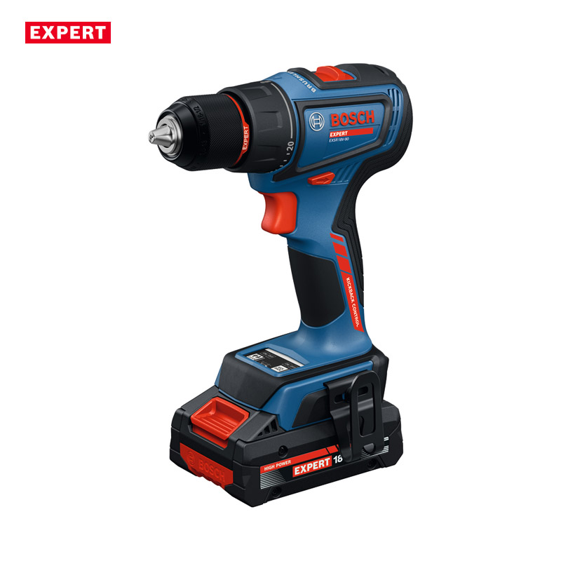 Masina de gaurit si insurubat cu acumulatori 18V 2x4.0Ah, BOSCH Profesional EXPERT L-BOXX, 65 Nm, tip EXSR 18V-90 EXPERT