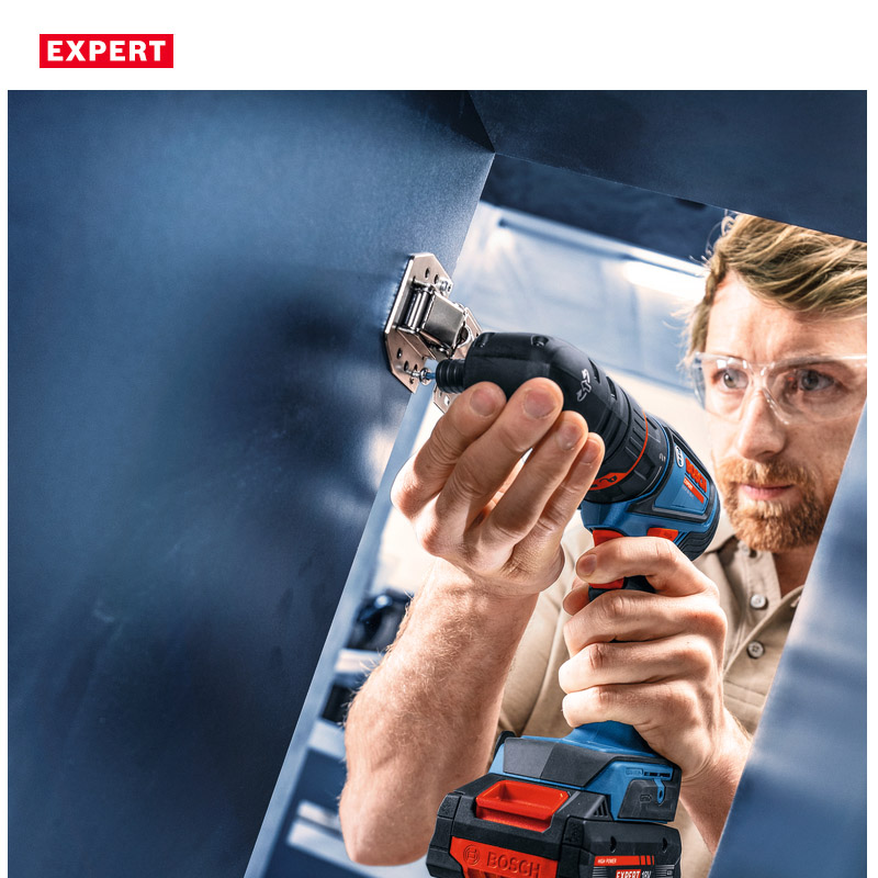 Masina de gaurit si insurubat cu acumulatori 18V, BOSCH Profesional EXPERT L-BOXX, 65 Nm, tip EXSR 18V-90FC EXPERT 6 in 1 (SOLO)
