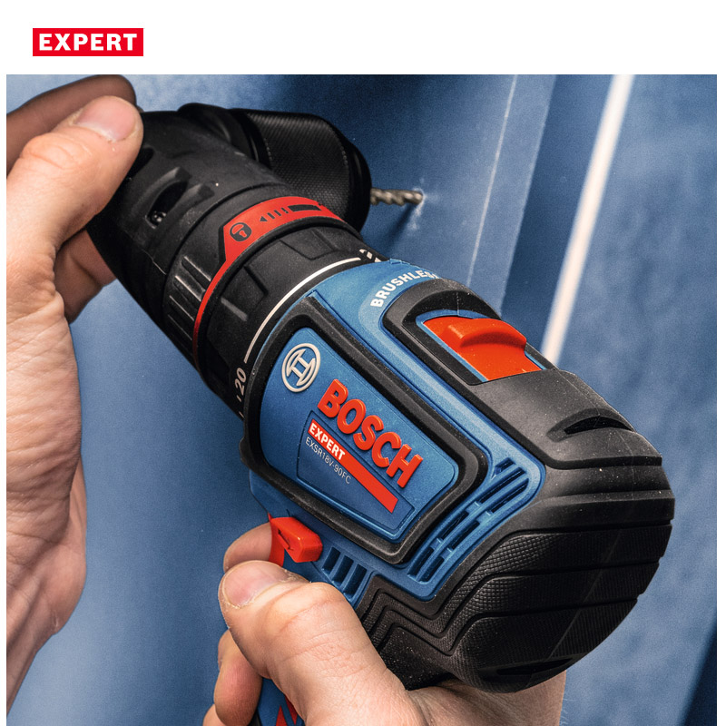 Masina de gaurit si insurubat cu acumulatori 18V 2x 4.0Ah, BOSCH Profesional EXPERT L-BOXX, 65 Nm, tip EXSR 18V-90FC EXPERT 6 in 1 cu sistem GFA 18-H+M (SOLO)