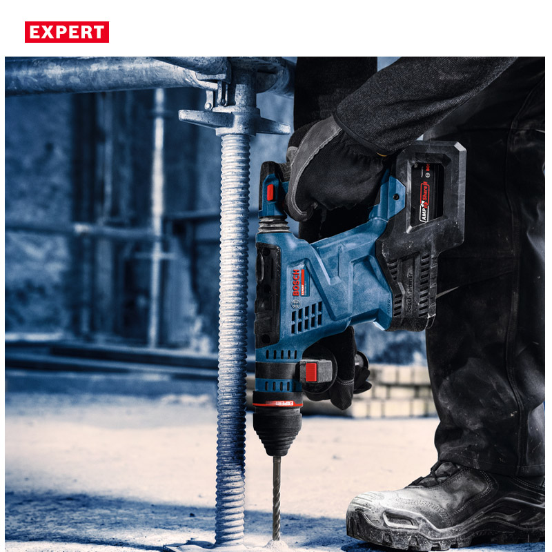 Ciocan rotopercutor SDS-PLUS cu acumulatori 18V, 4.5 J, 4.2 kg, BOSCH BITURBO Profesional EXPERT, XL-BOXX, tip EXBH 18V-32F EXPERT (SOLO)