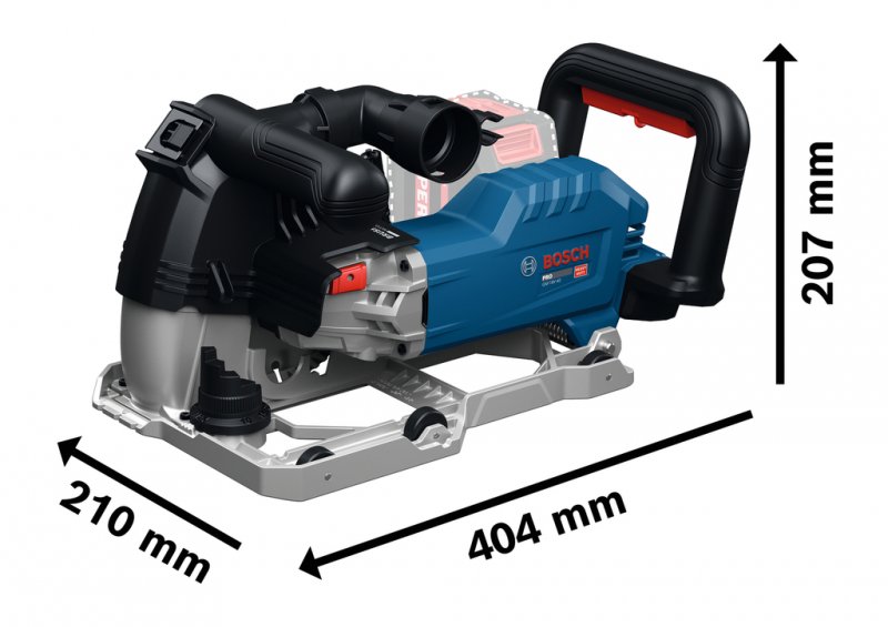 Mașină de frezat caneluri fără fir, 40 mm adâncime | 18V Professional, BOSCH, GNF18V-40, SOLO (fara incarcator si acumulatori)