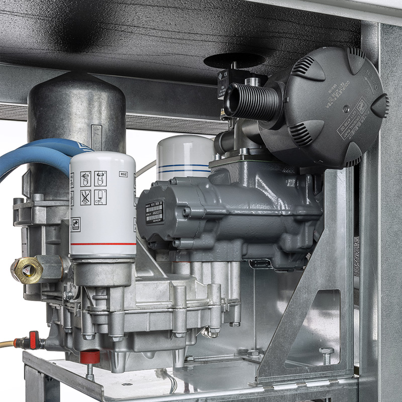 Compresor cu șurub și uscător FIAC NEW SILVER VSD 20/300D cu invertor | 10 bar, 468-1677 l/min, 20CP - compresor industrial