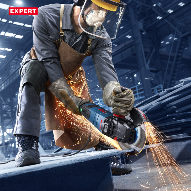 Polizor unghiular 2800 W BOSCH Profesional EXPERT, motor fara perii, 180-230 mm, tip EXWS 30-180B EXPERT