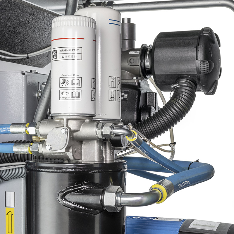 Compresor cu șurub și uscător FIAC NEW SILVER VSD 30/500D cu invertor | 8 bar, 1014-3600 l/min, 30CP - compresor industrial