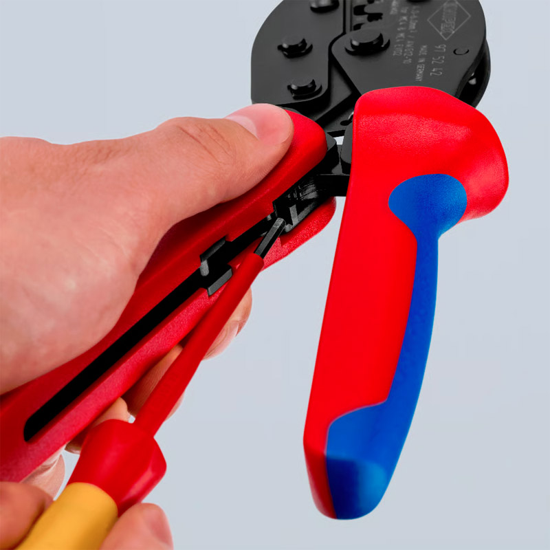 Cleste de sertizare panouri solare KNIPEX PreciForce pentru conectori MC4®/MC4® Evo 2, 4.0 / 6.0 mm²