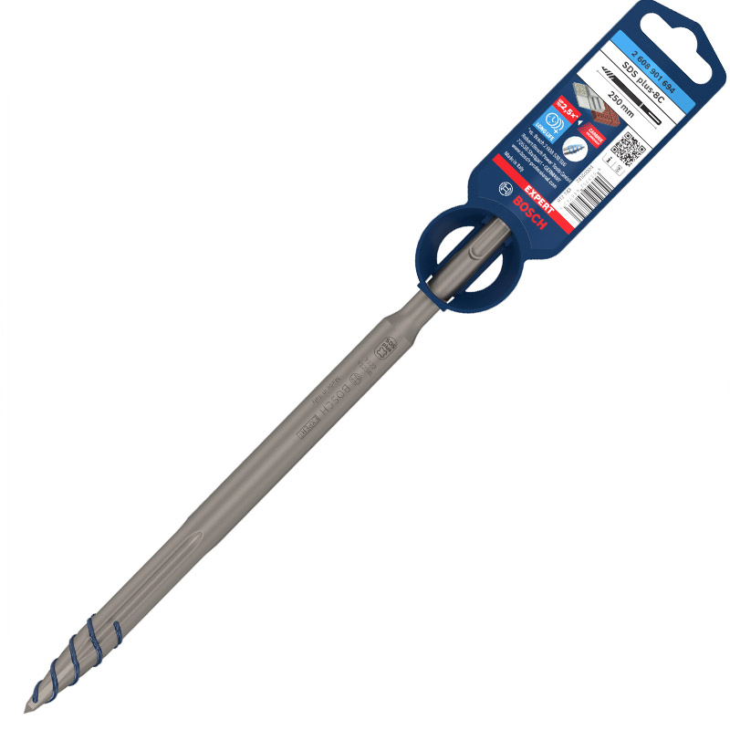 Dalta ascutita BOSCH EXPERT SDS plus-8C CARBIDE TECHNOLOGY cu autoascutire, 250 mm