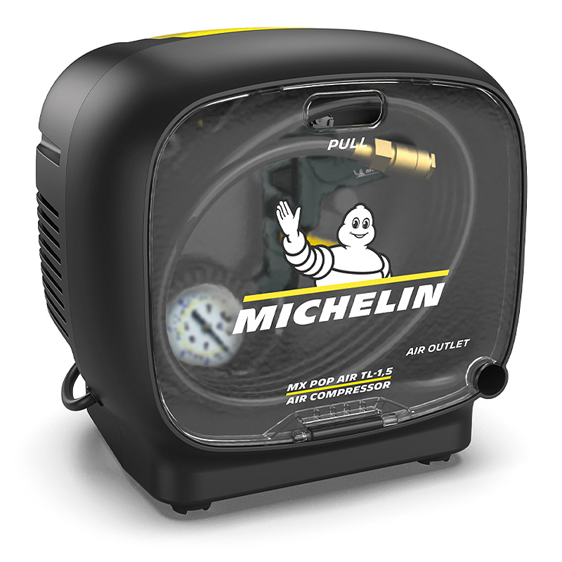 Compresor fara ulei, Michelin, MX POP AIR TL-1.5, 180 l/min, 1.5CP, fara rezervor cu accesorii
