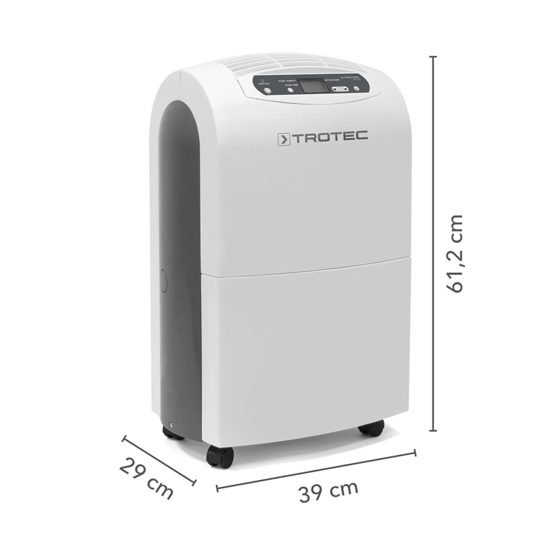Dezumidificator pentru casa si birou, 30l/24h, Trotec, TTK100E, cu sistem de dezghetare cu gaz fierbinte