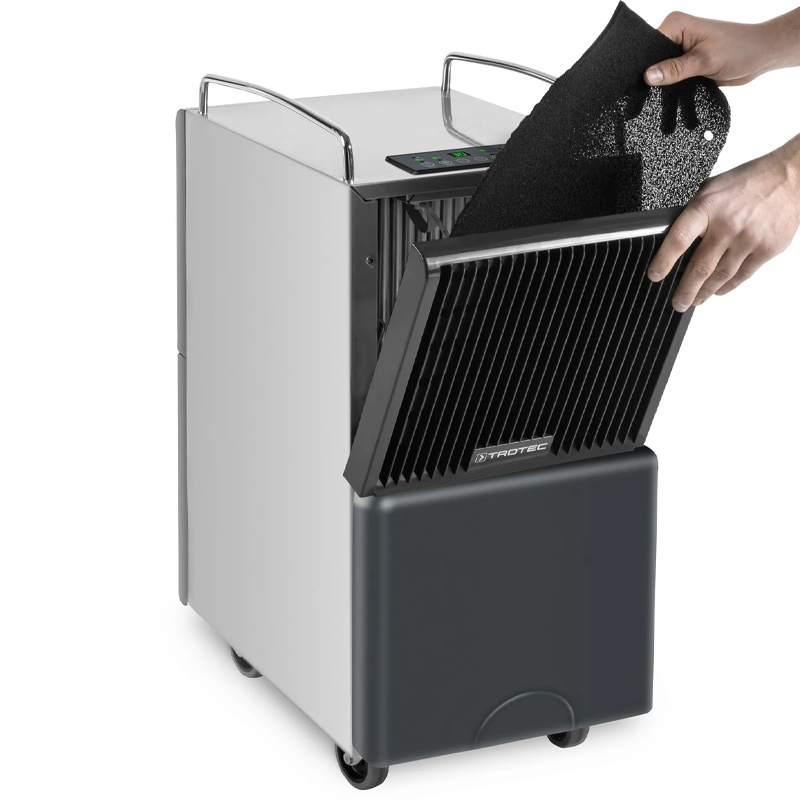 Dezumidificator pentru casa si birou, 40l/24h, Trotec, TTK122E cu sistem de dezghetare cu gaz fierbinte