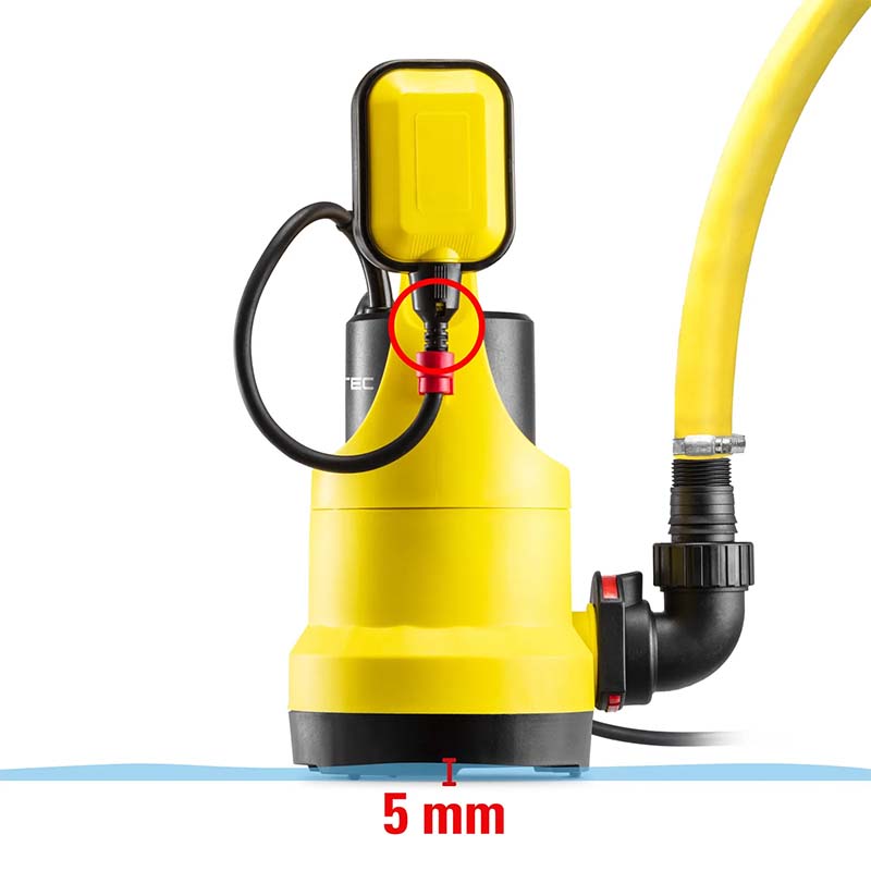 Pompa submersibila pentru apa curata 400W, 7300 L/h, TROTEC TWP 4006 E