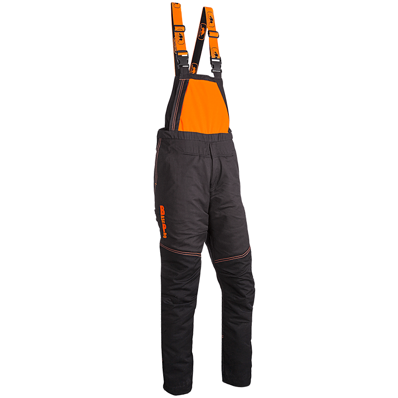Pantalon cu pieptar de protectie pentru forestieri BASEPRO, marimea XL