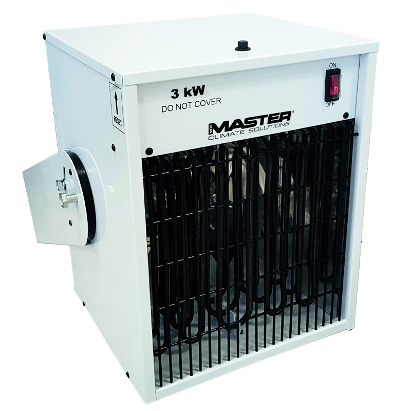 Incalzitor electric suspendat MASTER TR3, monofazat cu ventilator si telecomanda/termostat digital