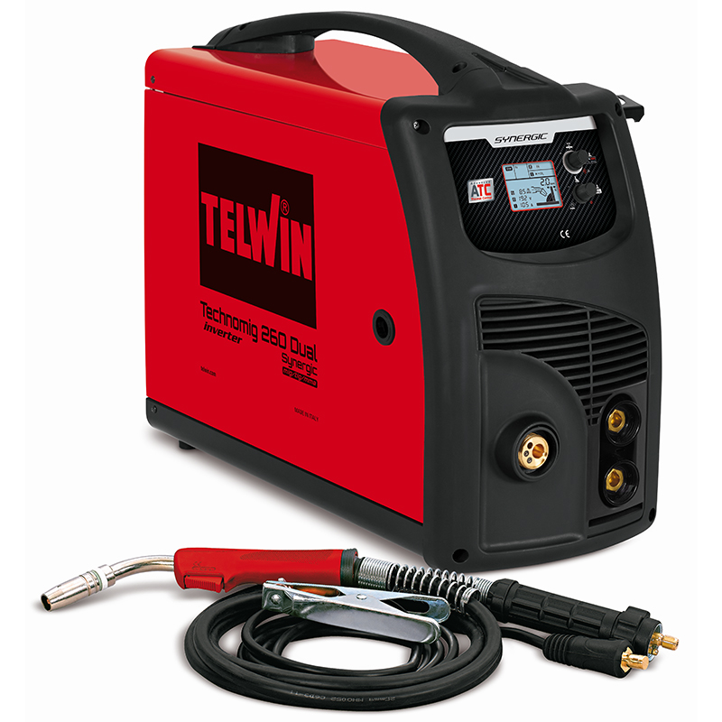 Aparat de sudura multiproces MIG/MAG TECHNOMIG 260 DUAL SYNERGIC, Telwin