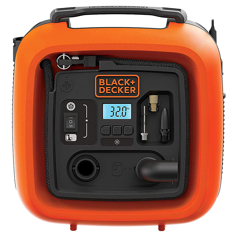 Compresor auto 12 V, 11 bar, Black&Decker ASI400-XJ 